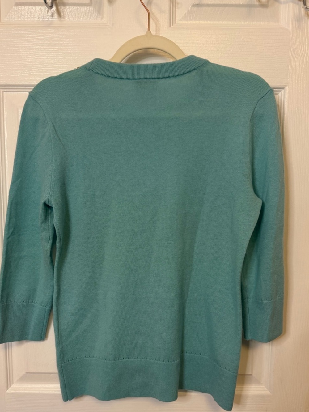 Kate Spade Living Colorfully Cashmere Blend Sweater Size M - Picture 6 of 6